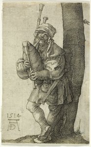 The Bag-Piper av Albrecht Dürer