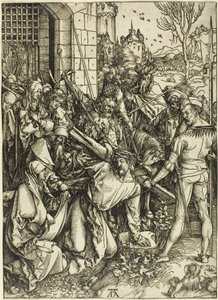 The Bearing of the Cross, fra The Large Passion av Albrecht Dürer