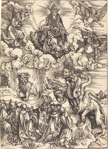 Udyret med to horn som et lam av Albrecht Dürer