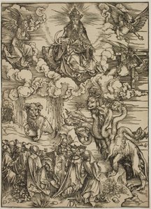 Udyret med to horn som et lam av Albrecht Dürer