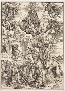 Udyret med to horn som et lam av Albrecht Dürer