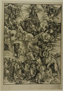 The Beast with Two Horns like a Lamb, fra The Apocalypse av Albrecht Dürer