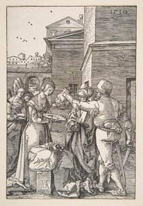 Halshuggingen av døperen Johannes, 1510. av Albrecht Dürer