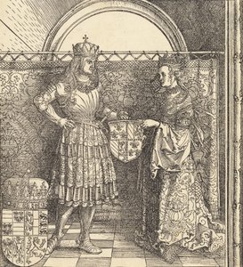 Forlovelsen til Maximilian med Maria av Burgund, 1511. av Albrecht Dürer