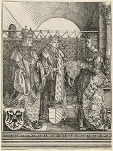 Forlovelsen til Filip den fagre med Jeanne av Castilla av Albrecht Dürer