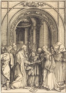 Jomfruens forlovelse, ca. 15041505. av Albrecht Dürer