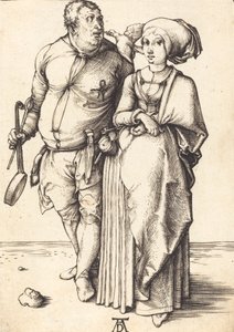 Kokken og hans kone, ca. 14961497. av Albrecht Dürer