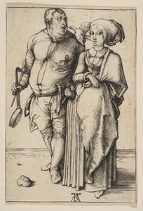 Kokken og hans kone, ca. 1496. av Albrecht Dürer