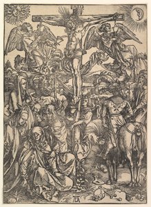 The Crucifixion, fra The Large Passion, ca. 1498. av Albrecht Dürer