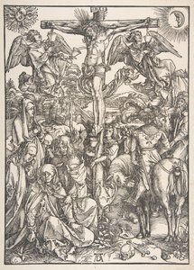 Korsfestelsen, fra The Large Passion.n.d. av Albrecht Dürer