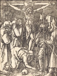 Korsfestelsen, sannsynligvis ca. 15091510. av Albrecht Dürer