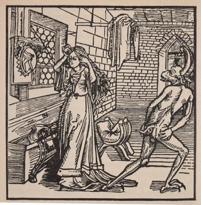The Demon of Vanity and the Coquette, illustrasjon fra 