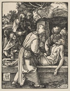 Deponeringen, fra The Small Passion, ca. 1509. av Albrecht Dürer