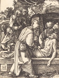 Deponeringen, sannsynligvis ca. 15091510. av Albrecht Dürer