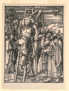Nedstigningen fra korset (The Deposition), fra The Little Passion Series av Albrecht Dürer