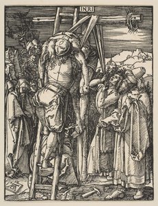 Nedstigningen fra korset, fra Den lille lidenskapen, ca. 1509. av Albrecht Dürer