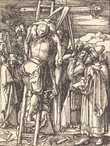 Nedstigningen fra korset, sannsynligvis ca. 15091510. av Albrecht Dürer