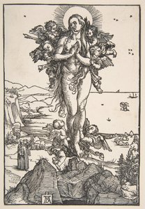 Den hellige Maria Magdalens ekstase.n.d. av Albrecht Dürer