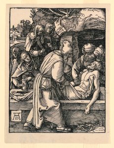 The Entombment, fra The Little Passion-serien av Albrecht Dürer