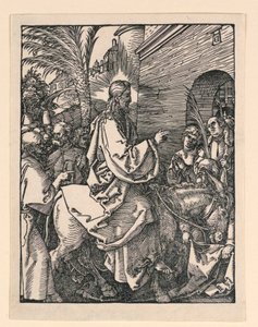 The Entrance of Christ into Jerusalem, fra The Little Passion Series av Albrecht Dürer