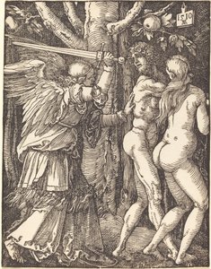 Utvisningen fra paradis av Albrecht Dürer