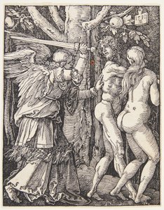 Utvisningen fra paradis av Albrecht Dürer