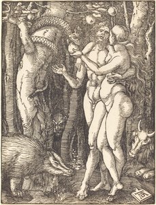 Menneskets fall av Albrecht Dürer