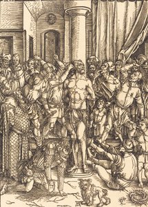 Flageleringen, ca. 1497. av Albrecht Dürer