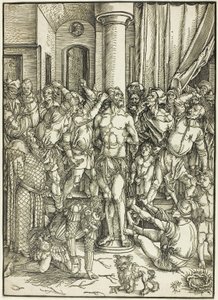 The Flagelation, fra The Large Passion av Albrecht Dürer