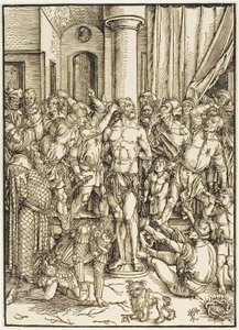 The Flagelation, fra The Large Passion av Albrecht Dürer
