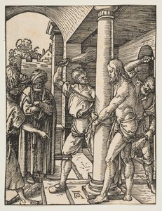 The Flagelation, fra The Small Passion, ca. 1509. av Albrecht Dürer