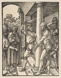 The Flagelation, fra The Small Passion, ca. 1509. av Albrecht Dürer