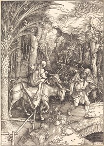 Flykten til Egypt av Albrecht Dürer