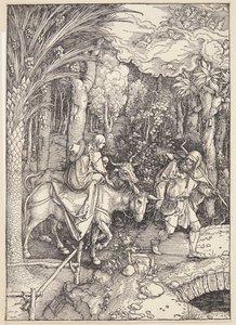 Flykten til Egypt av Albrecht Dürer