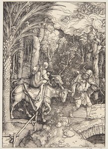 Flykten til Egypt av Albrecht Dürer