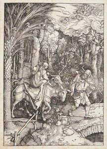 Flykten til Egypt av Albrecht Dürer
