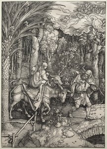 Flykten til Egypt av Albrecht Dürer