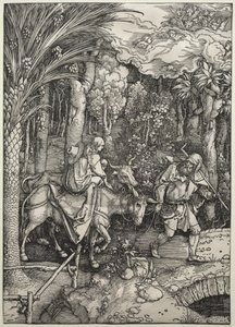Flukten til Egypt, ca. 1503-1505. av Albrecht Dürer