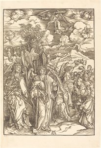 De fire englene som holder vindene av Albrecht Dürer