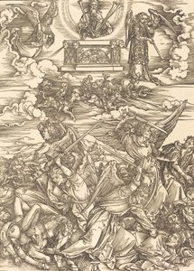 De fire hevnende englene, 1498. av Albrecht Dürer
