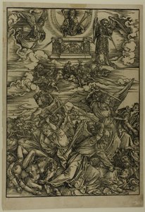 The Four Avenging Angels of Euphrates, fra The Apocalypse av Albrecht Dürer