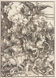 Apokalypsens fire ryttere av Albrecht Dürer