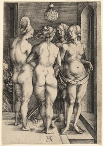 De fire nakne kvinnene av Albrecht Dürer