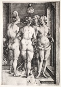 De fire heksene (fire nakne kvinner) av Albrecht Dürer