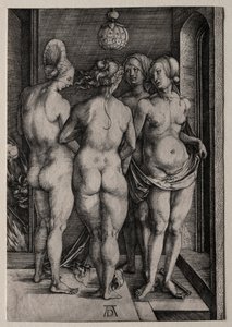 De fire heksene (fire nakne kvinner) av Albrecht Dürer
