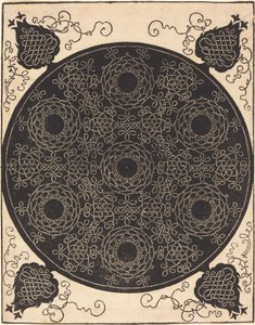 Den fjerde knuten (som kombinerer syv sirkulære grupper av knuter med svarte sentre) av Albrecht Dürer