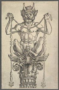Toppblokken Great Column, ca. 1517. av Albrecht Dürer