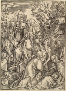 Den store pasjonen: Nedtagelsen fra korset av Albrecht Dürer