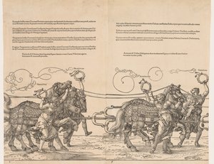 Den store triumfbilen til keiser Maximilian av Albrecht Dürer