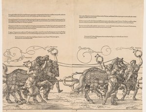 Den store triumfbilen til keiser Maximilian, 1523. av Albrecht Dürer